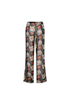 Bonesta-Alvara Koyu Kahve Çiçek Desenli Pantolon Pareo-Pareo & Bandana-2-Milagron.com