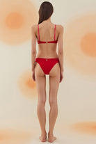 Bonesta-Arid Balenli Fuchsia Terry Bikini Takımı-Bikini & Mayo-3-Milagron.com