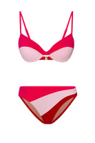 Bonesta-Arid Balenli Fuchsia Terry Bikini Takımı-Bikini & Mayo-4-Milagron.com