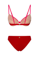 Bonesta-Arid Balenli Fuchsia Terry Bikini Takımı-Bikini & Mayo-5-Milagron.com