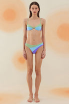 Bonesta-Arid Balenli Pistachio Green Terry Bikini Takımı-Bikini & Mayo-1-Milagron.com