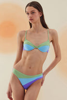 Bonesta-Arid Balenli Pistachio Green Terry Bikini Takımı-Bikini & Mayo-2-Milagron.com