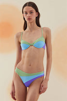 Bonesta-Arid Balenli Pistachio Green Terry Bikini Takımı-Bikini & Mayo-3-Milagron.com