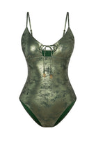 Bonesta-Badain Shiny Sonic Green Bağcıklı V Yaka Mayo-Bikini & Mayo-5-Milagron.com