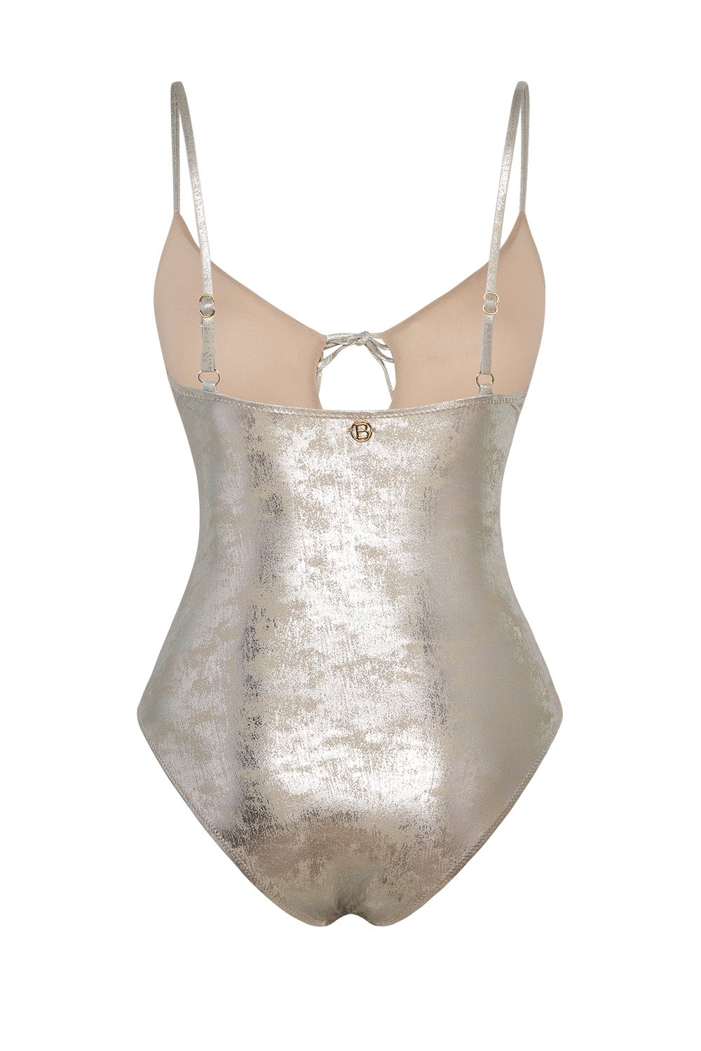 Bonesta-Badain Shiny Sonic Silver Bağcıklı V Yaka Mayo-Bikini & Mayo-10-Milagron.com