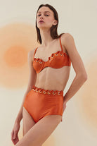 Bonesta-Barchan Flame Orange Kaplı Bikini Takımı-Bikini & Mayo-2-Milagron.com