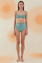 Bonesta-Barchan Mint Green Kaplı Bikini Takımı-Bikini & Mayo-1-Milagron.com