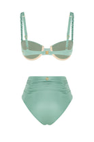 Bonesta-Barchan Mint Green Kaplı Bikini Takımı-Bikini & Mayo-5-Milagron.com
