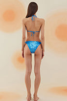 Bonesta-Bardenas Shiny Azure Blue Aksesuarlı Üçgen Bikini Takımı-Bikini & Mayo-3-Milagron.com