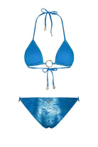 Bonesta-Bardenas Shiny Azure Blue Aksesuarlı Üçgen Bikini Takımı-Bikini & Mayo-9-Milagron.com