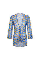 Bonesta-Bellanca Ayçiçeği Desenli Önü Büzgülü Gömlek Pareo-Pareo & Bandana-1-Milagron.com