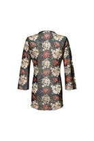 Bonesta-Bellanca Koyu Kahve Çiçek Desenli Önü Büzgülü Gömlek Pareo-Pareo & Bandana-2-Milagron.com