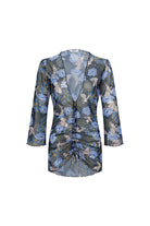 Bonesta-Bellanca Kuş Desenli Önü Büzgülü Gömlek Pareo-Pareo & Bandana-1-Milagron.com