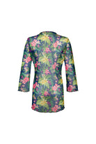 Bonesta-Bellanca Pembe Çiçek Desenli Önü Büzgülü Gömlek Pareo-Pareo & Bandana-2-Milagron.com