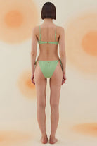 Bonesta-Blaze Pistachio Green Terry Kare Yaka Askılı Bikini Takımı-Bikini & Mayo-4-Milagron.com