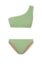 Bonesta-Bush Pistachio Green Terry Tek Omuz Bikini Takımı-Bikini & Mayo-1-Milagron.com