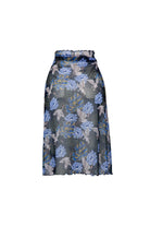 Bonesta-Callie Kuş Desenli Büzgülü Volanlı Midi Pareo Etek-Pareo & Bandana-2-Milagron.com