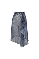 Bonesta-Callie Mozaik Desenli Büzgülü Volanlı Midi Pareo Etek-Pareo & Bandana-1-Milagron.com