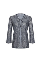 Bonesta-Cameo Mozaik Desenli Önü Bağcıklı Gömlek Pareo-Pareo & Bandana-1-Milagron.com