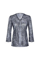 Bonesta-Cameo Zebra Desenli Önü Bağcıklı Gömlek Pareo-Pareo & Bandana-1-Milagron.com