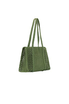 Bonesta-Capri Olive Green Plaj Çantası-Omuz Çantası-2-Milagron.com