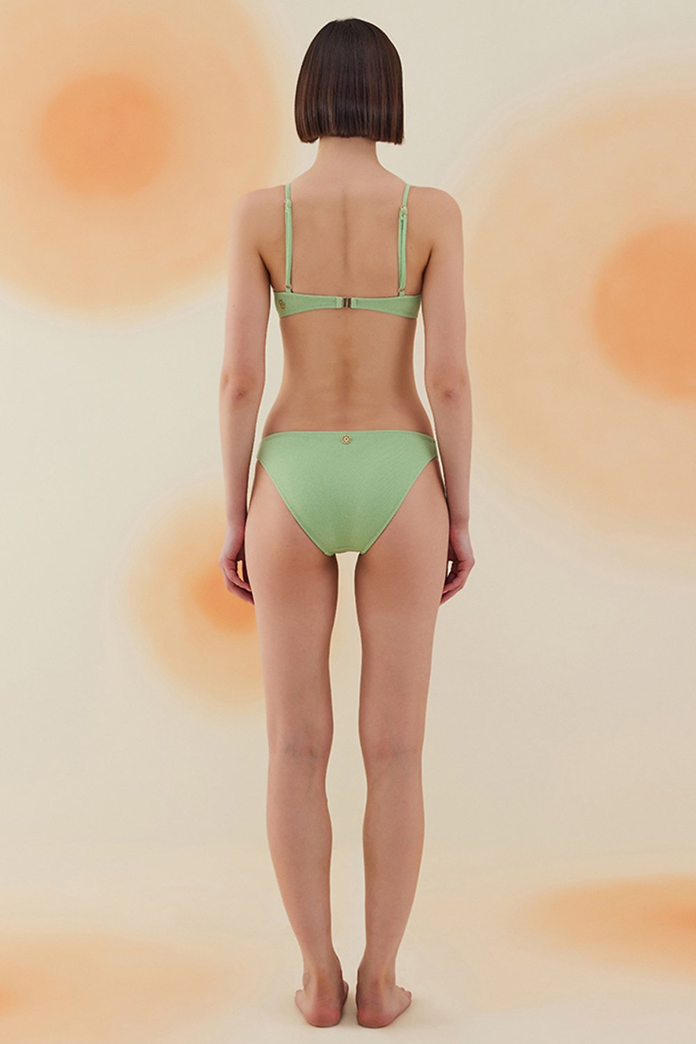 Bonesta-Creosote Pistachio Green Terry Balenli Bikini Takımı-Bikini & Mayo-3-Milagron.com