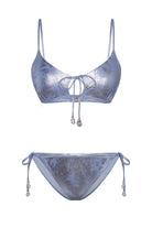 Bonesta-Curab Shiny Sonic Blue Bağcıklı Askılı Bikini Takımı-Bikini & Mayo-5-Milagron.com