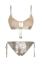 Bonesta-Curab Shiny Sonic Silver Bağcıklı Askılı Bikini Takımı-Bikini & Mayo-5-Milagron.com