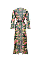 Bonesta-Gerardo Pembe Çiçekli Uzun Elbise Pareo-Pareo & Bandana-1-Milagron.com