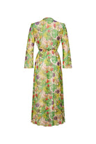 Bonesta-Gerardo Sarı Mor Çiçekli Uzun Elbise Pareo-Pareo & Bandana-2-Milagron.com