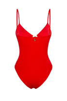 Bonesta-Gibson Scarlet Red Deniz Kabuklu Boyundan Bağlamalı Mayo-Bikini & Mayo-5-Milagron.com