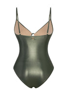 Bonesta-Glory Shiny Hunter Green Bağcıklı V Yaka Mayo-Bikini & Mayo-5-Milagron.com