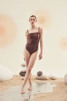 Bonesta-Hamada Burnt Umber Drapeli Straplez Mayo-Bikini & Mayo-4-Milagron.com