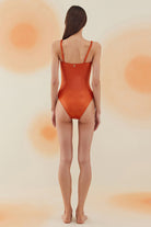 Bonesta-Hamada Flame Orange Drapeli Straplez Mayo-Bikini & Mayo-3-Milagron.com