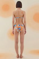 Bonesta-Kalahari Abstract Floral Pattern Askılı Bağcıklı Bikini Takımı-Bikini & Mayo-3-Milagron.com