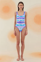 Bonesta-Kerennar Gradient Purple Kemerli U Yaka Mayo-Bikini & Mayo-1-Milagron.com