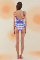 Bonesta-Kerennar Gradient Purple Kemerli U Yaka Mayo-Bikini & Mayo-3-Milagron.com