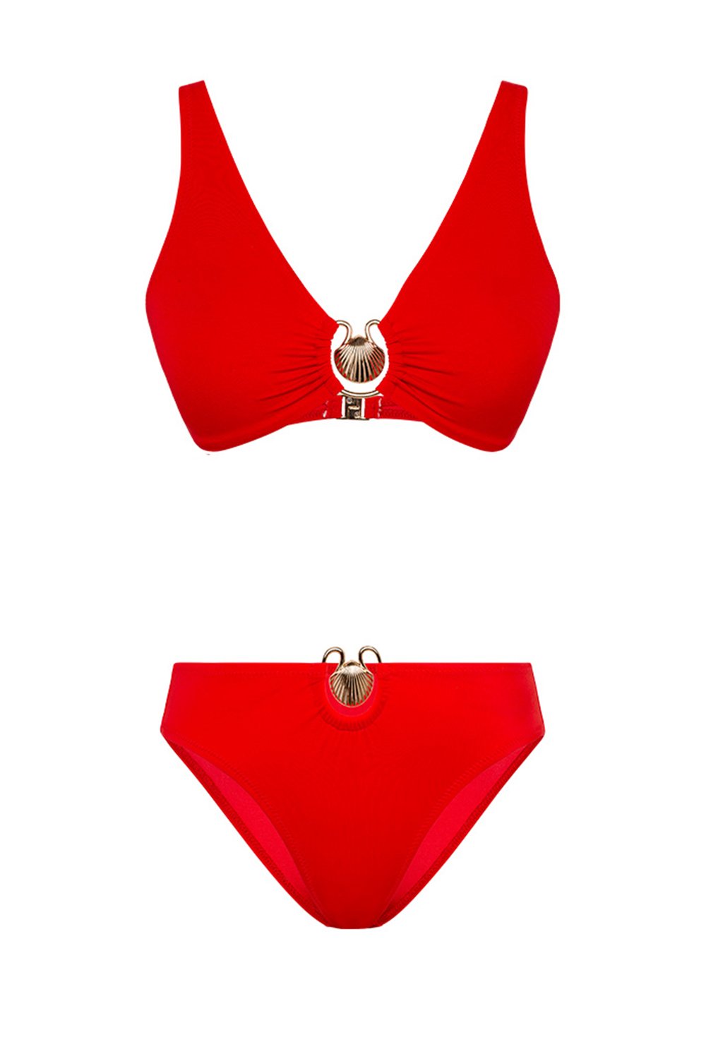 Bonesta-Kharan Scarlet Red Toparlayıcı Bikini Takımı-Bikini & Mayo-4-Milagron.com