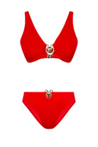 Bonesta-Kharan Scarlet Red Toparlayıcı Bikini Takımı-Bikini & Mayo-4-Milagron.com