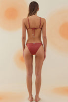 Bonesta-Lieberose Ruby Red Boncuklu Üçgen Bikini Takımı-Bikini & Mayo-3-Milagron.com