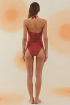 Bonesta-Maine Ruby Red Boncuklu V Aksesuarlı Balenli Mayo-Bikini & Mayo-3-Milagron.com