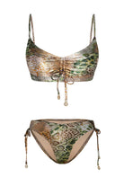 Bonesta-Mojave Phantom Snake Pattern Boyundan Bağcıklı Bikini Takımı-Bikini & Mayo-4-Milagron.com