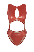Bonesta-Pimenta Shiny Terracota Red Halter Kesim Mayo-Bikini & Mayo-13-Milagron.com