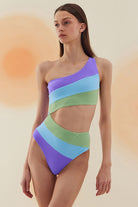 Bonesta-Playa Pistachio Green Tek Omuz Asimetrik Mayo-Bikini & Mayo-2-Milagron.com