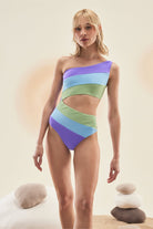 Bonesta-Playa Pistachio Green Tek Omuz Asimetrik Mayo-Bikini & Mayo-7-Milagron.com