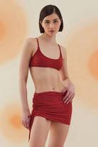 Bonesta-Poppy Burgundy Terry Pareo Etek-Bikini & Mayo-2-Milagron.com