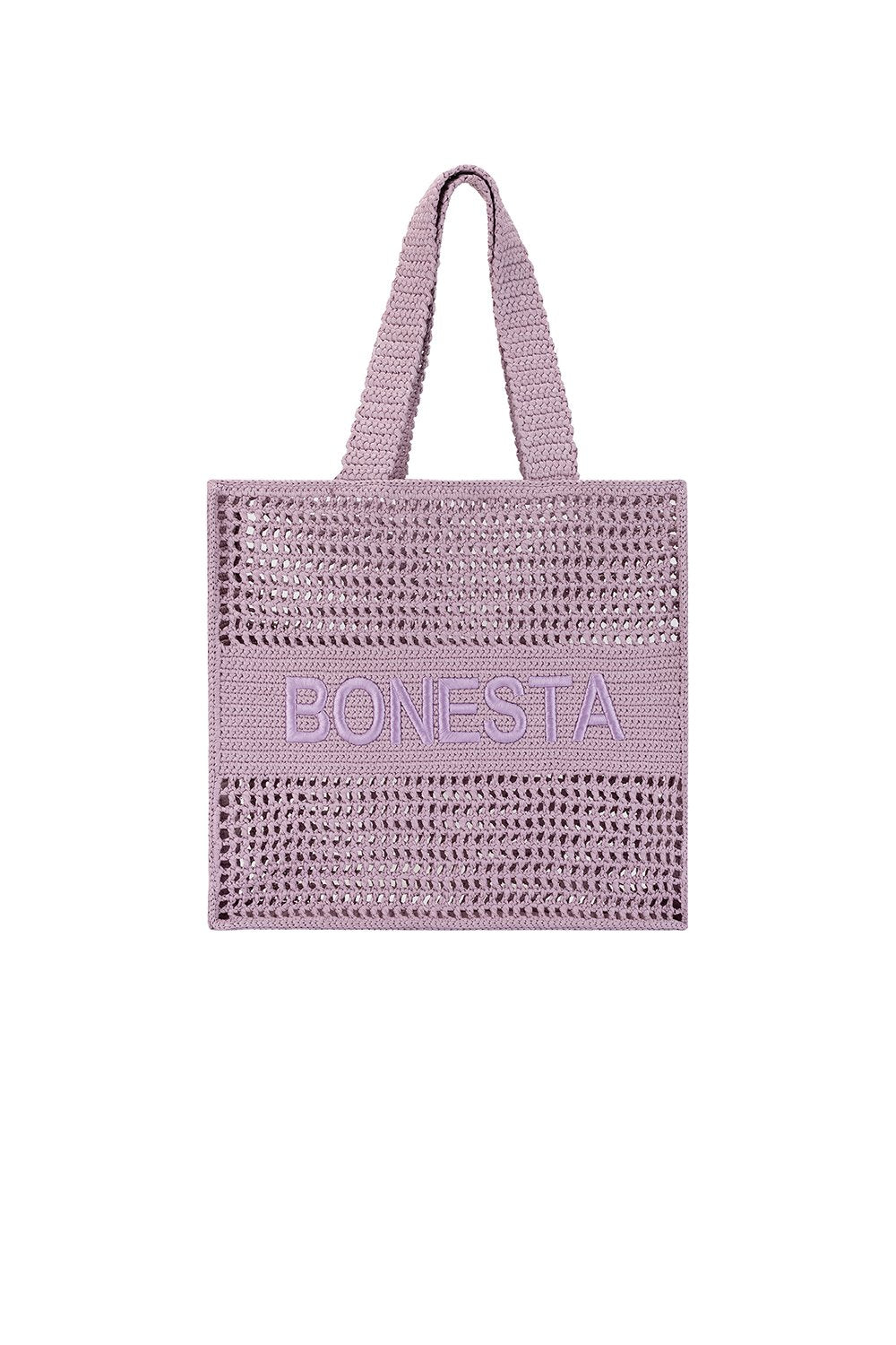 Bonesta-Positano Maxi Lavender Plaj Çantası-Omuz Çantası-1-Milagron.com