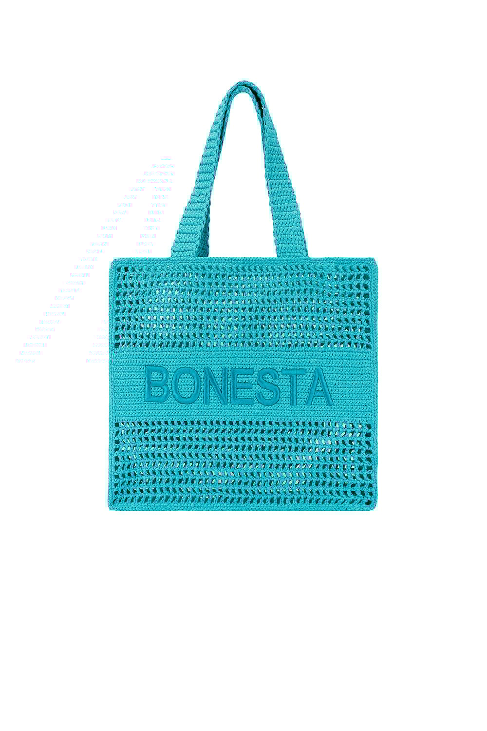 Bonesta-Positano Maxi Turquoise Plaj Çantası-Omuz Çantası-1-Milagron.com
