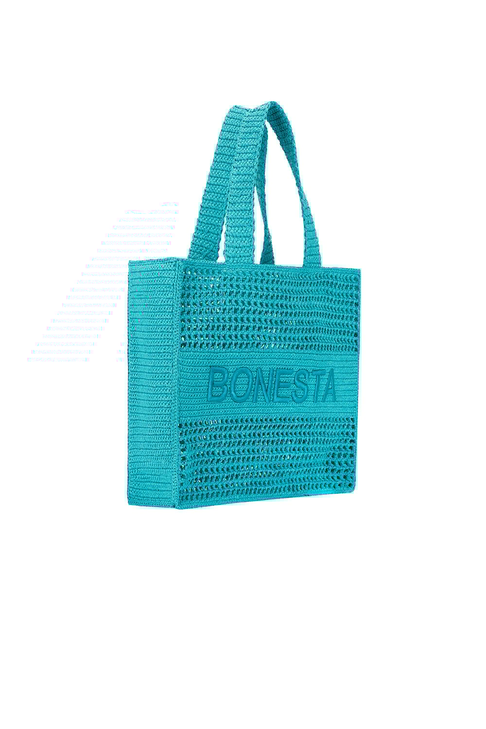 Bonesta-Positano Maxi Turquoise Plaj Çantası-Omuz Çantası-2-Milagron.com
