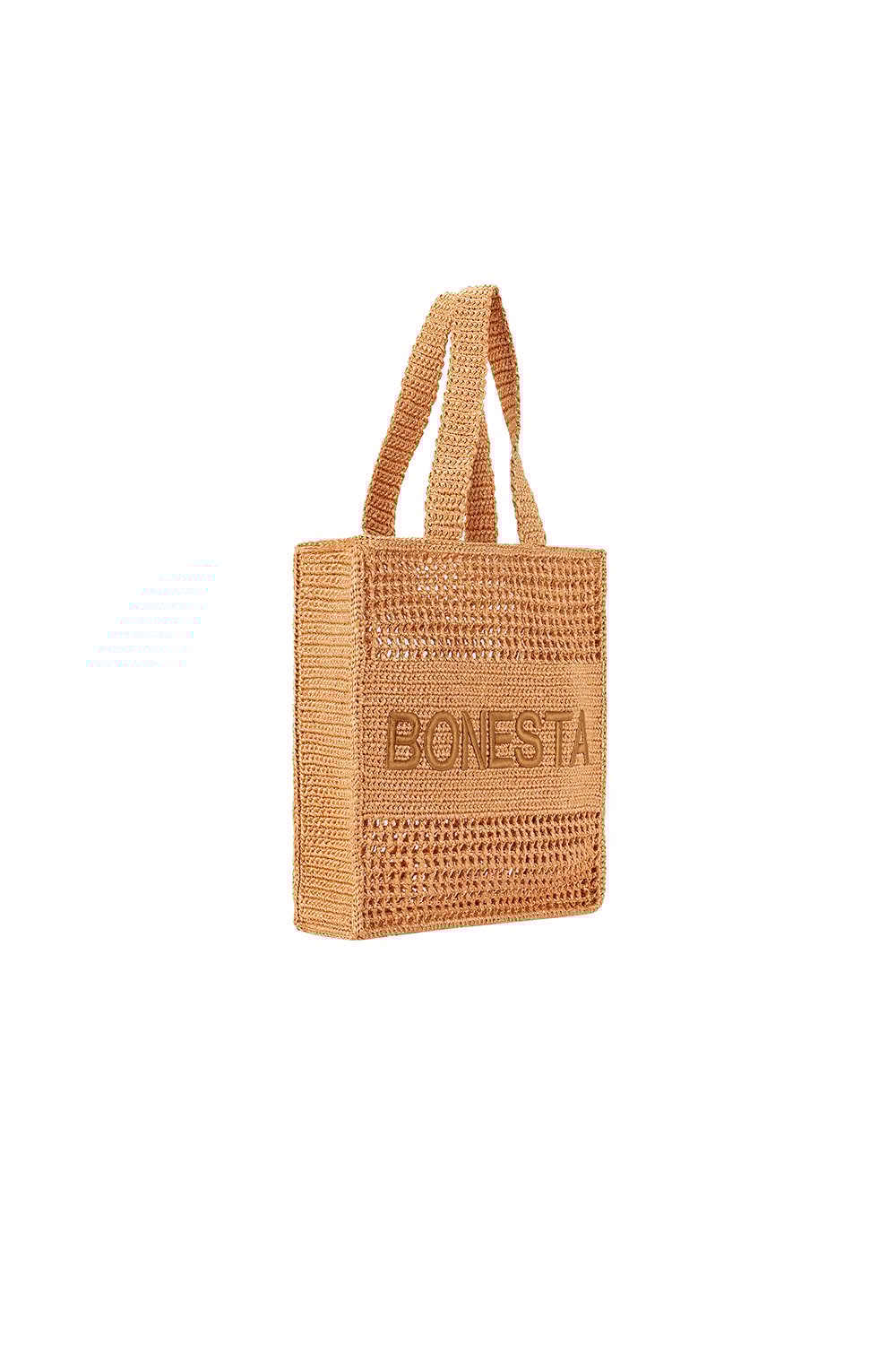 Bonesta-Positano Midi Caramel Plaj Çantası-Omuz Çantası-2-Milagron.com